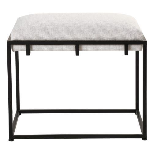 Uttermost Paradox White Small Bench