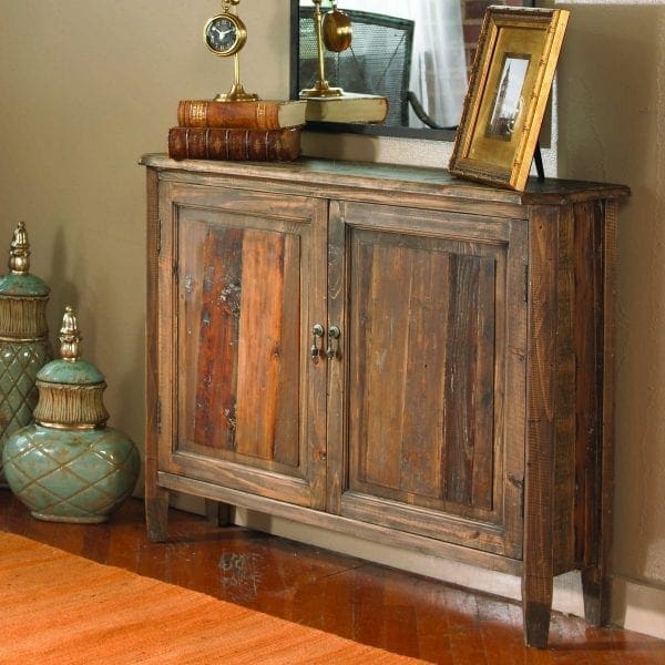 Uttermost Altair Reclaimed Wood Console Cabinet