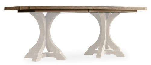 Rectangle Pedestal Dining Top With 2-20in Leaves