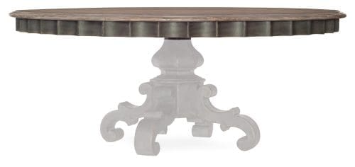 Arabella 72in Round Pedestal Dining Table Top