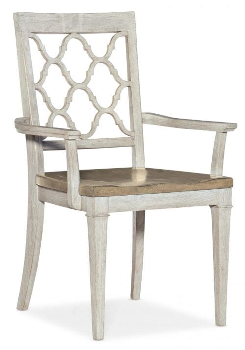Montebello Wood Seat Arm Chair