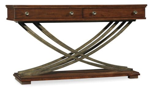Palisade Cross Base Console Table