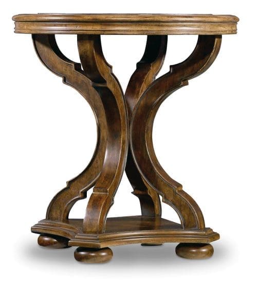 Archivist Round End Table