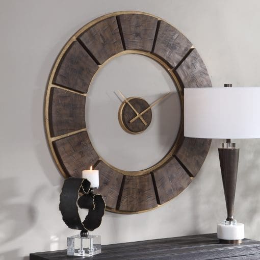 Uttermost Kerensa Wooden Wall Clock