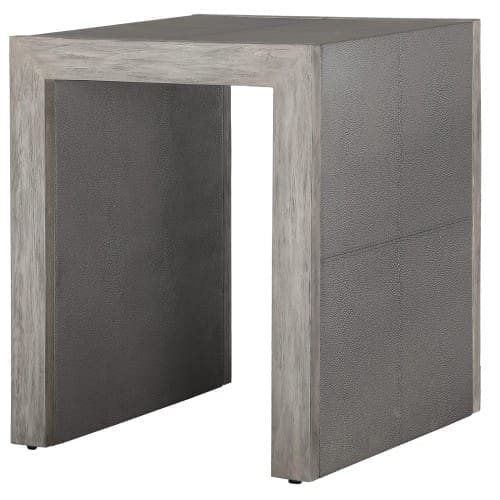 Uttermost Aerina Modern Gray End Table