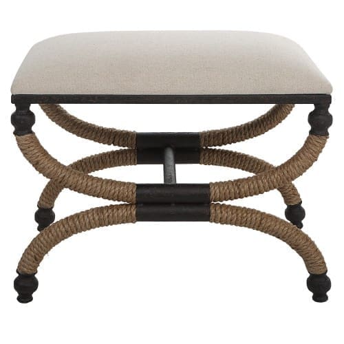 Uttermost Icaria Upholstered Small Bench