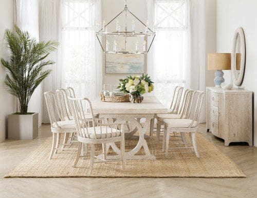 Serenity Topsail Rectangle Dining Table w/2-18in Leaves