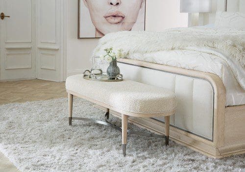 Nouveau Chic Upholstered Bench