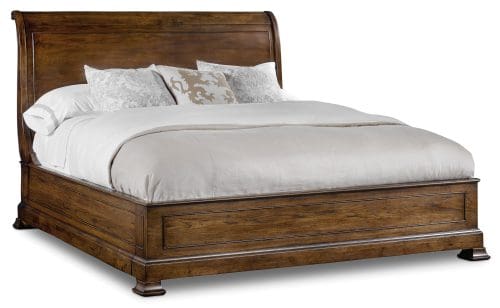 Archivist Queen Sleigh Bed w/Low Footboard