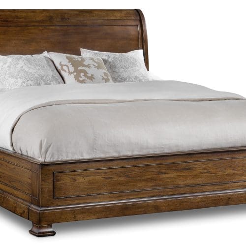 Archivist Queen Sleigh Bed w/Low Footboard