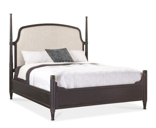 Americana Queen Upholstered Poster Bed