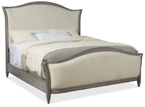 Ciao Bella Queen Upholstered Bed- Speckled Gray