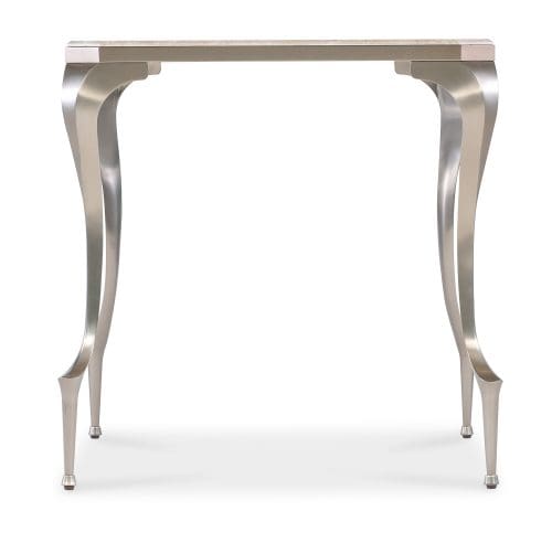 Bella Donna Rectangle Stone Top End Table