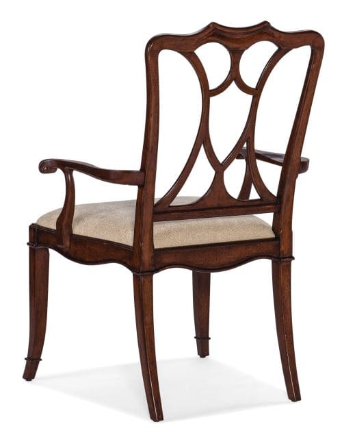 Charleston Upholstered Seat Arm Chair-2 per carton/price ea